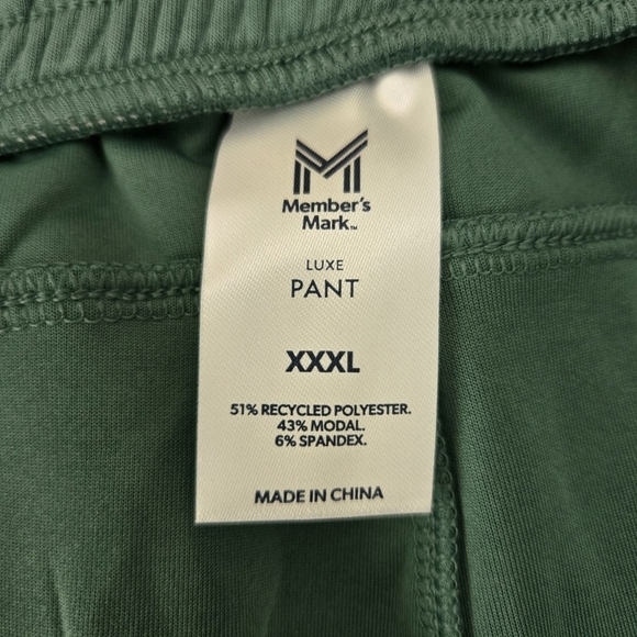 Member's Mark Women's Wide Leg Luxe Pants. Color: Green Jade. Size XXXL. New.S - Picture 9 of 10